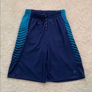 Navy/Teal Athletic Boy’s Shorts